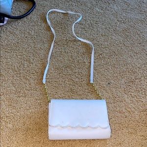 White cross body bag